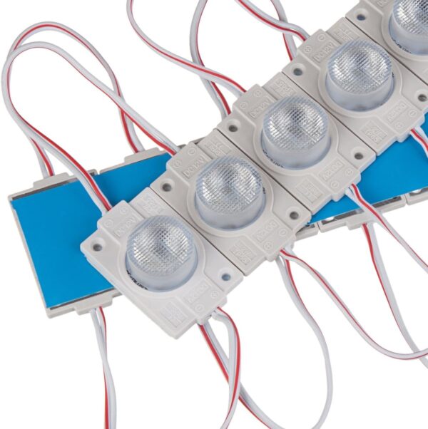 MÓDULO DE LED SUPER LED 1 LED BRANCO FRIO 6500K 12V CARTELA COM 100 UN - Image 2