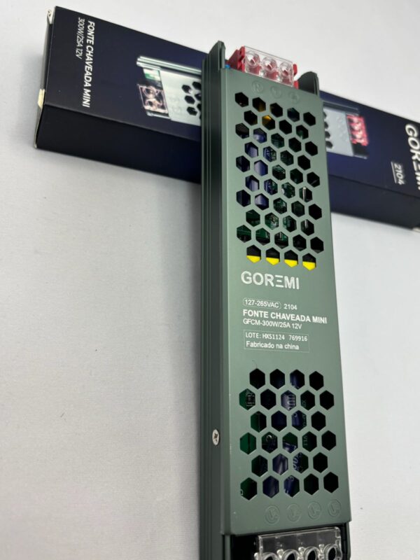 FONTE CHAVEADA SLIM 25A 12V