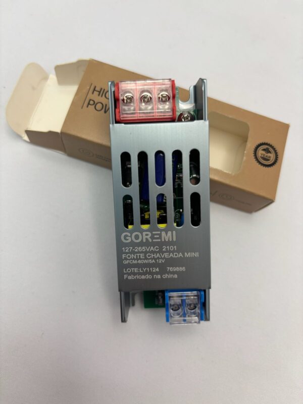 MINI FONTE CHAVEADA  SLIM 5A
