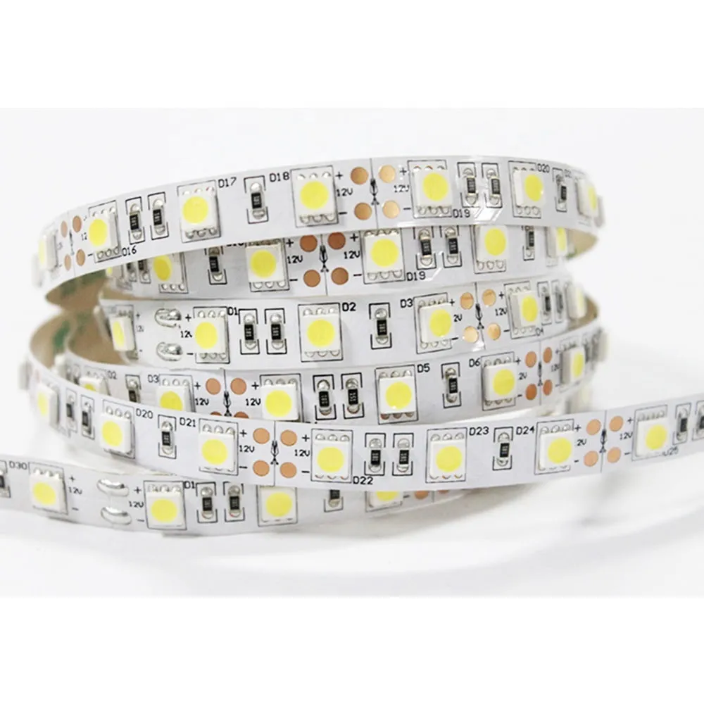 FITA DE LED 60 LED 12V BRANCO QUENTE